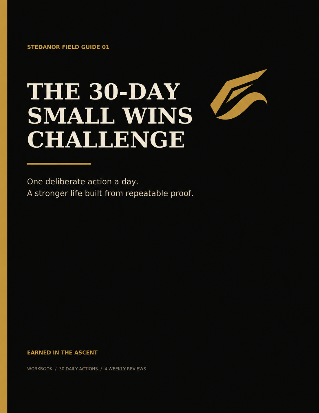 Cover of The 30-Day Small Wins Challenge workbook